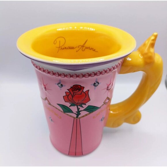 Disney Parks Official Merch | Sleeping Beauty Princess Aurora Mug | Unicorn Hand - Picture 5 of 7